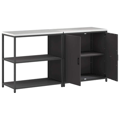 Set di Stoccaggio per Cucina HATTEM 2 pcs Nero
