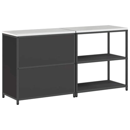 Set di Stoccaggio per Cucina HATTEM 2 pcs Nero