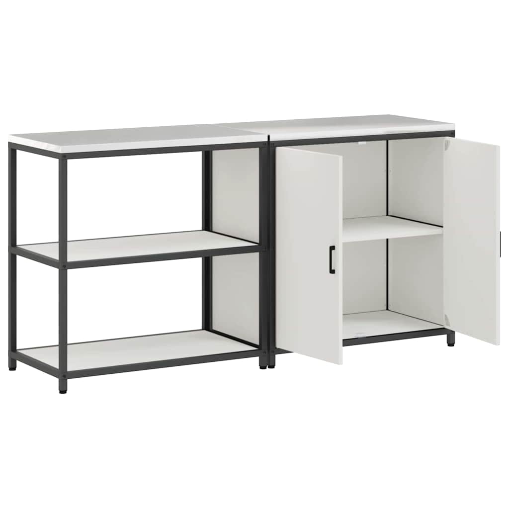 Set di Stoccaggio per Cucina HATTEM 2 pcs Bianco