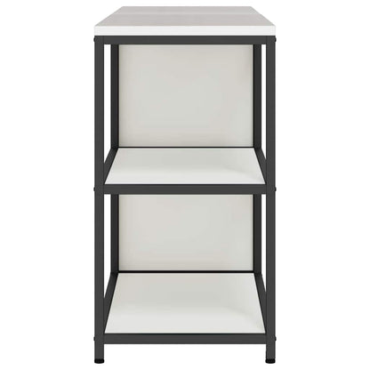 Set di Stoccaggio per Cucina con porta 2 pcs Bianco Acciaio