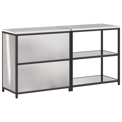 Set di Stoccaggio per Cucina HATTEM 2 pcs Argento Acciaio Inox