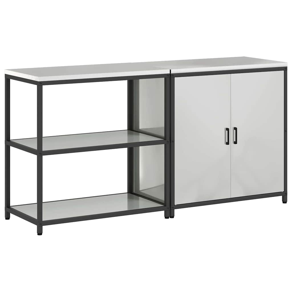 Set di Stoccaggio per Cucina HATTEM 2 pcs Argento