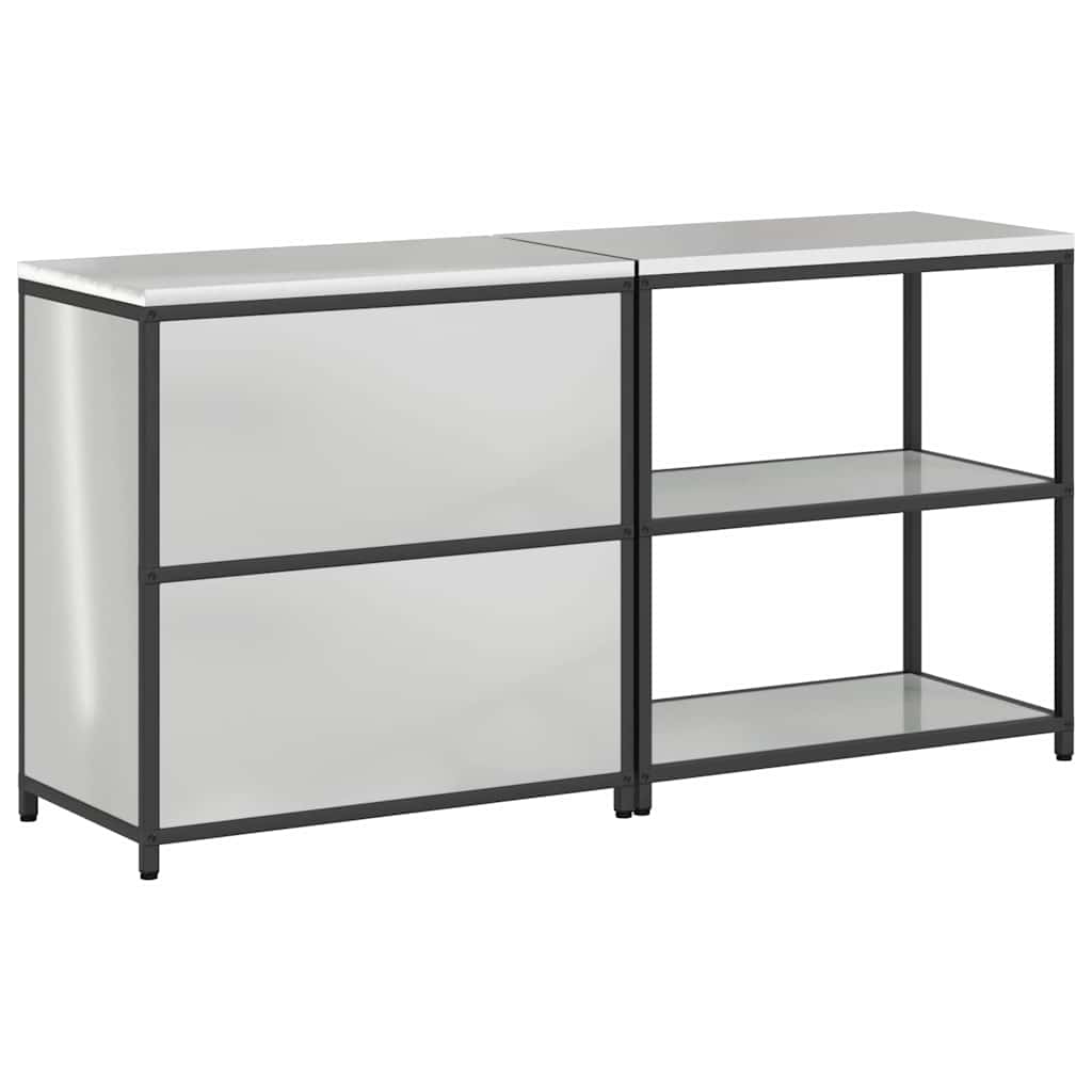 Set di Stoccaggio per Cucina HATTEM 2 pcs Argento