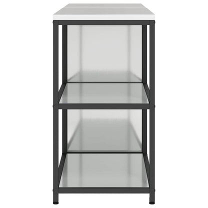 Set di Stoccaggio per Cucina con porta 2 pcs Argento Acciaio