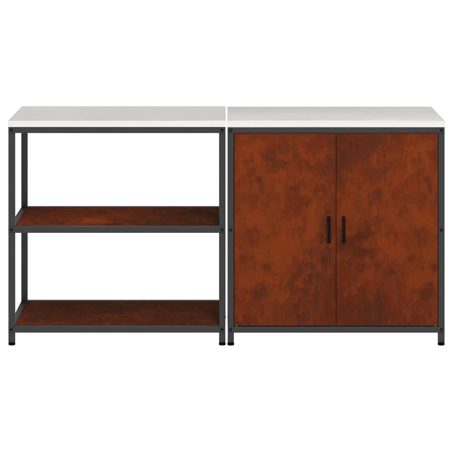 Set di Stoccaggio per Cucina HATTEM 2 pcs Ruggine Acciaio