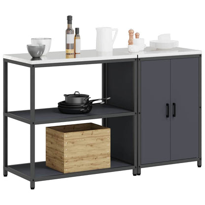 Set di Stoccaggio per Cucina HATTEM 2 pcs Antracite