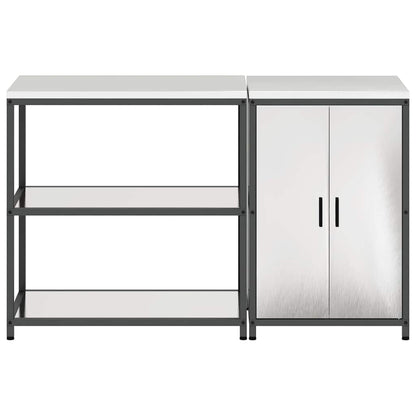Set di Stoccaggio per Cucina HATTEM 2 pcs Argento Acciaio Inox