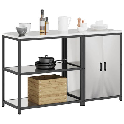 Set di Stoccaggio per Cucina HATTEM 2 pcs Argento Acciaio Inox