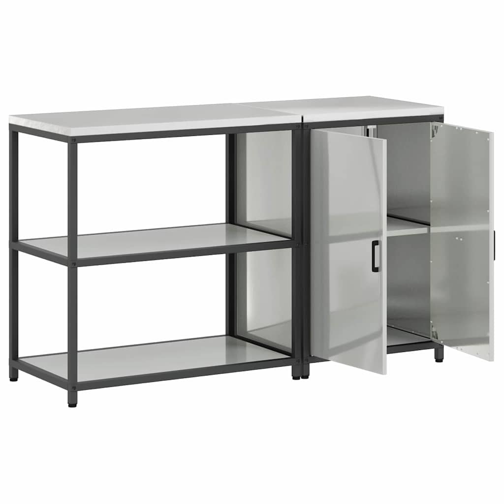 Set di Stoccaggio per Cucina HATTEM 2 pcs Argento