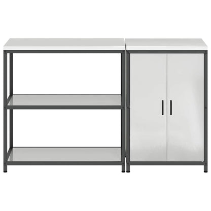 Set di Stoccaggio per Cucina HATTEM 2 pcs Argento
