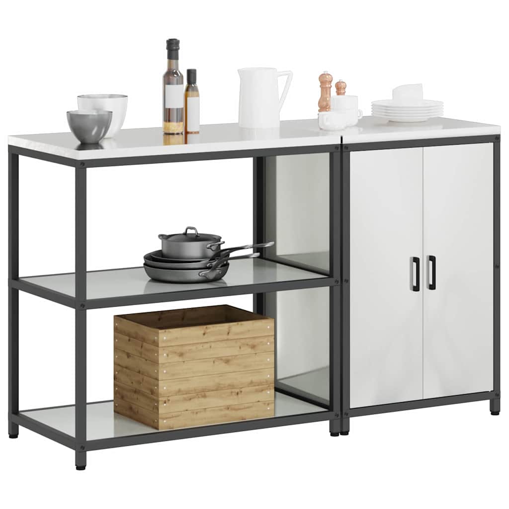 Set di Stoccaggio per Cucina HATTEM 2 pcs Argento