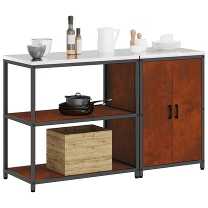 Set di Stoccaggio per Cucina HATTEM 2 pcs Ruggine Acciaio