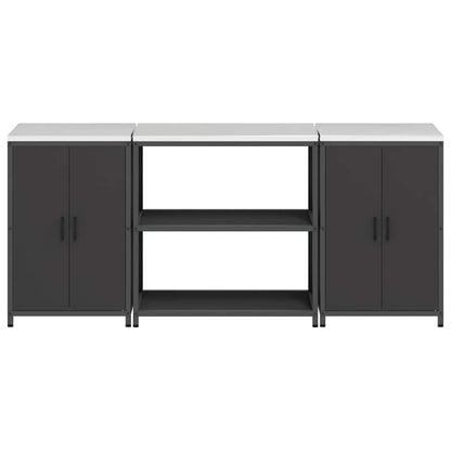 Set di Stoccaggio per Cucina HATTEM 3 pz Nero | homemem39