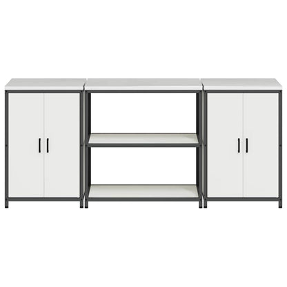Set di Stoccaggio per Cucina HATTEM 3 pcs Bianco