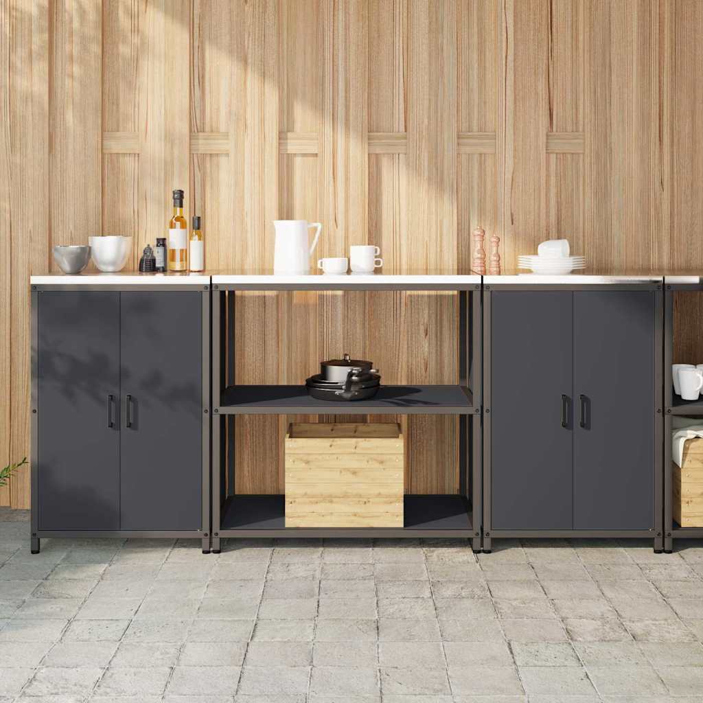 Set di Stoccaggio per Cucina HATTEM 3 pcs Antracite