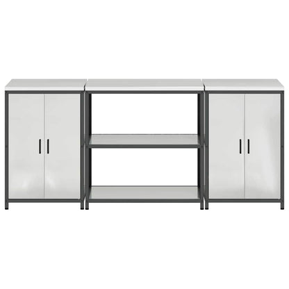 Set di Stoccaggio per Cucina HATTEM 3 pcs Argento