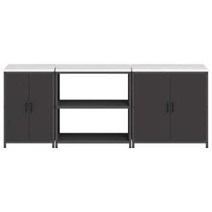 Set di Stoccaggio per Cucina HATTEM 3 pcs Nero | homemem39