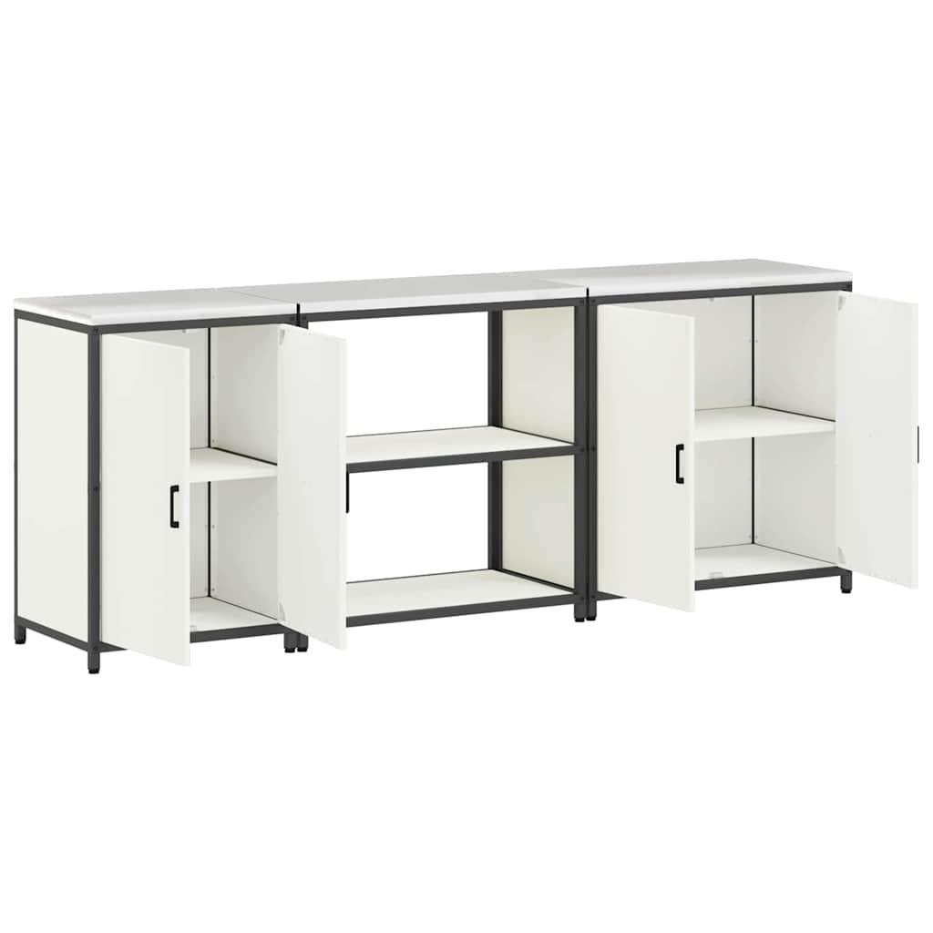 Set di Stoccaggio per Cucina HATTEM 3 pcs Bianco