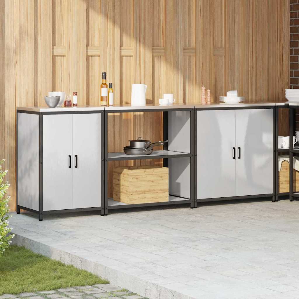 Set di Stoccaggio per Cucina Altro 3 pcs Argento Acciaio