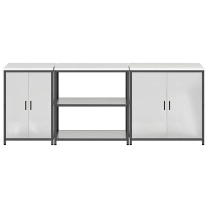 Set di Stoccaggio per Cucina HATTEM 3 pcs Argento