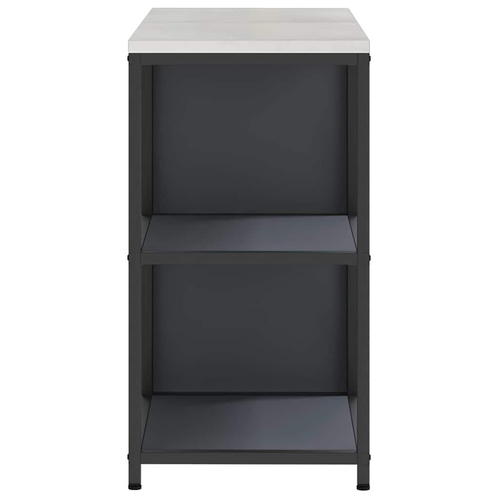 Set di Stoccaggio per Cucina con lo scaffale 2 pcs Antracite | homemem39