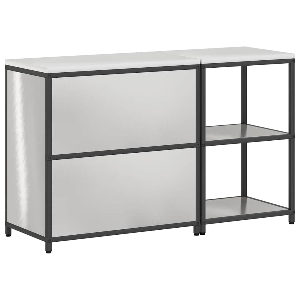 Set di Stoccaggio per Cucina HATTEM 2 pcs Argento Acciaio Inox