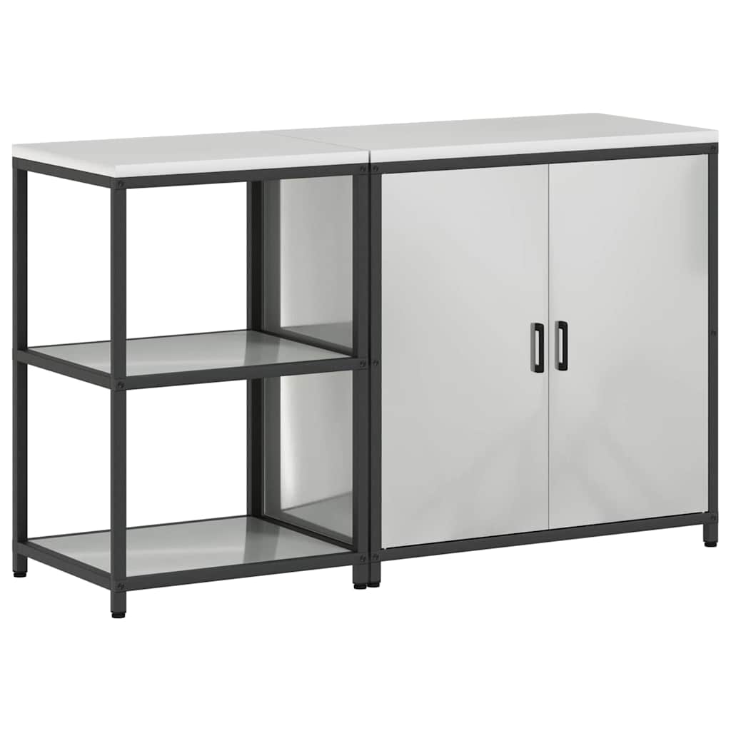 Set di Stoccaggio per Cucina HATTEM 2 pcs Argento