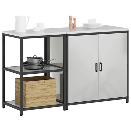 Set di Stoccaggio per Cucina HATTEM 2 pcs Argento