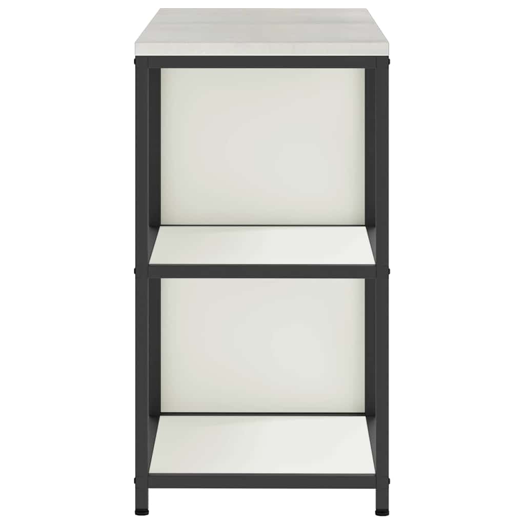 Set di Stoccaggio per Cucina con lo scaffale 2 pcs Bianco