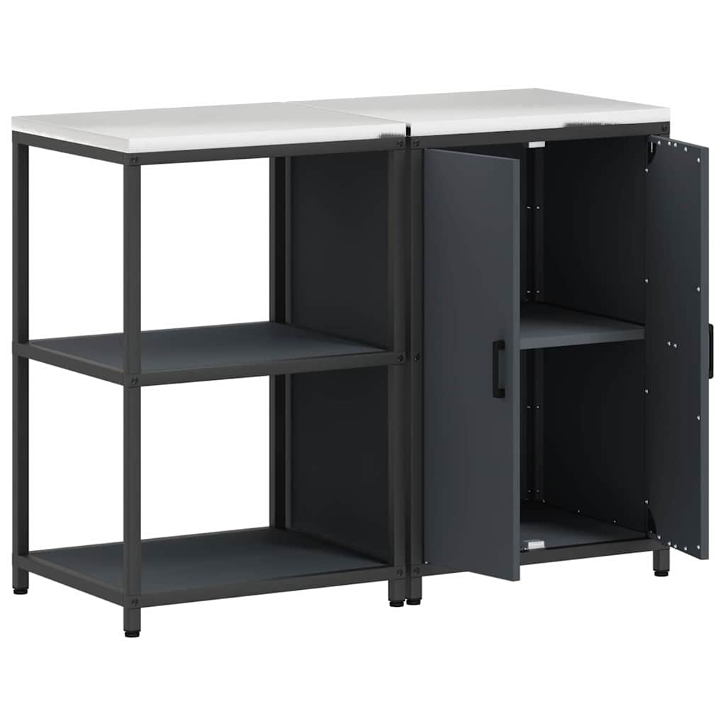 Set di Stoccaggio per Cucina HATTEM 2 pcs Antracite
