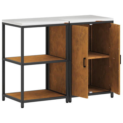 Set di Stoccaggio per Cucina 2 pcs Ruggine acciaio corten