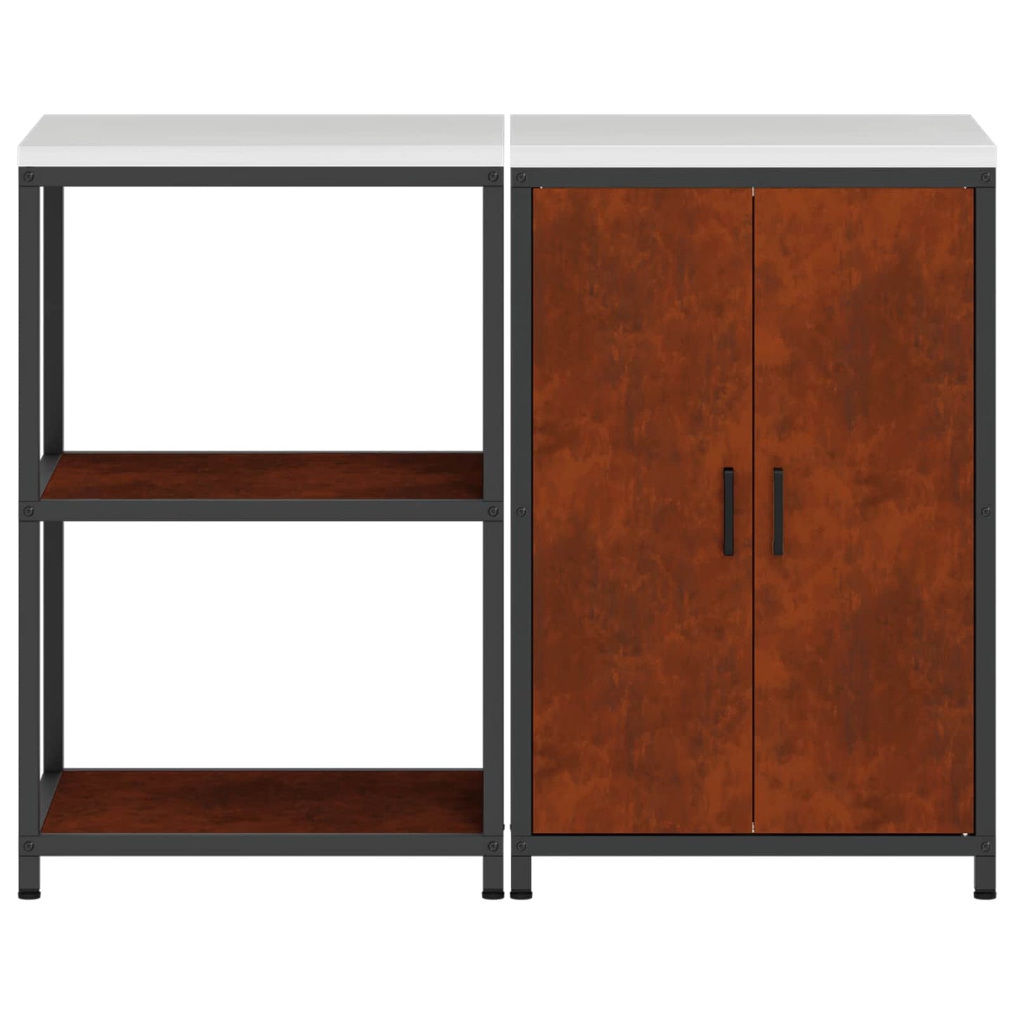 Set di Stoccaggio per Cucina HATTEM 2 pcs Ruggine Acciaio