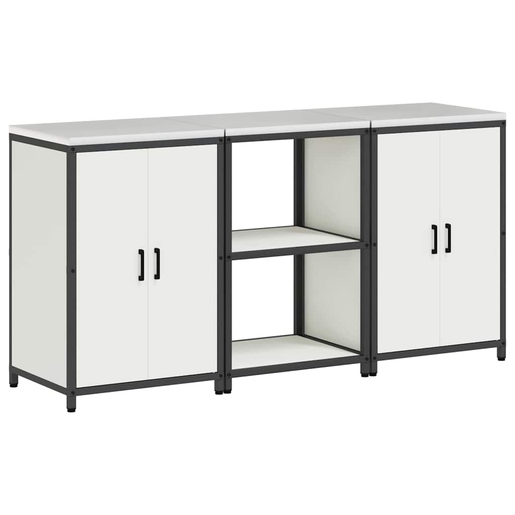 Set di Stoccaggio per Cucina HATTEM 3 pcs Bianco