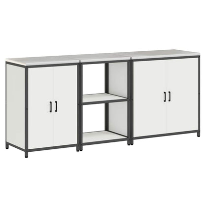 Set di Stoccaggio per Cucina HATTEM 3 pcs Bianco