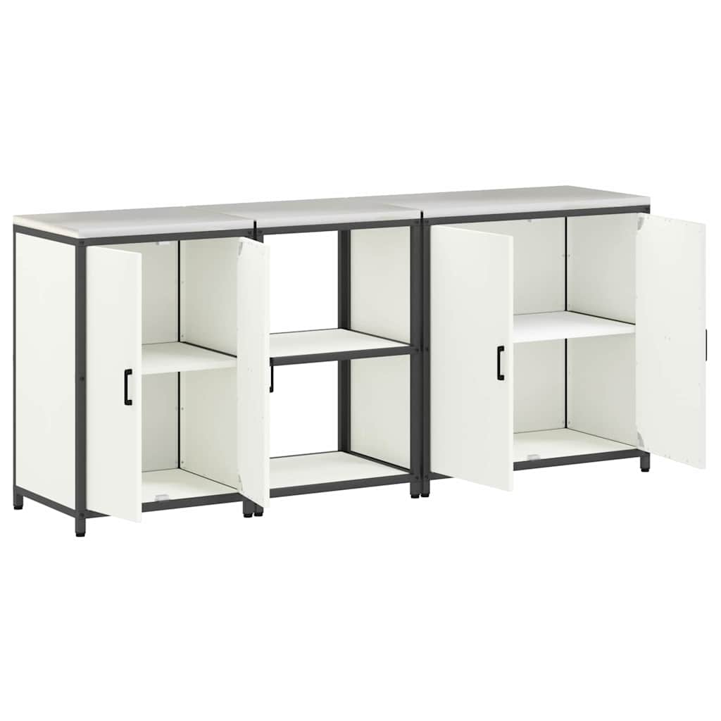 Set di Stoccaggio per Cucina HATTEM 3 pcs Bianco