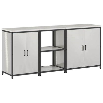 Set di Stoccaggio per Cucina Altro 3 pcs Argento Acciaio