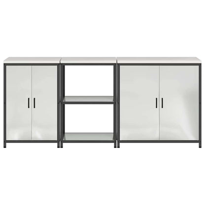 Set di Stoccaggio per Cucina HATTEM 3 pcs Argento | homemem39