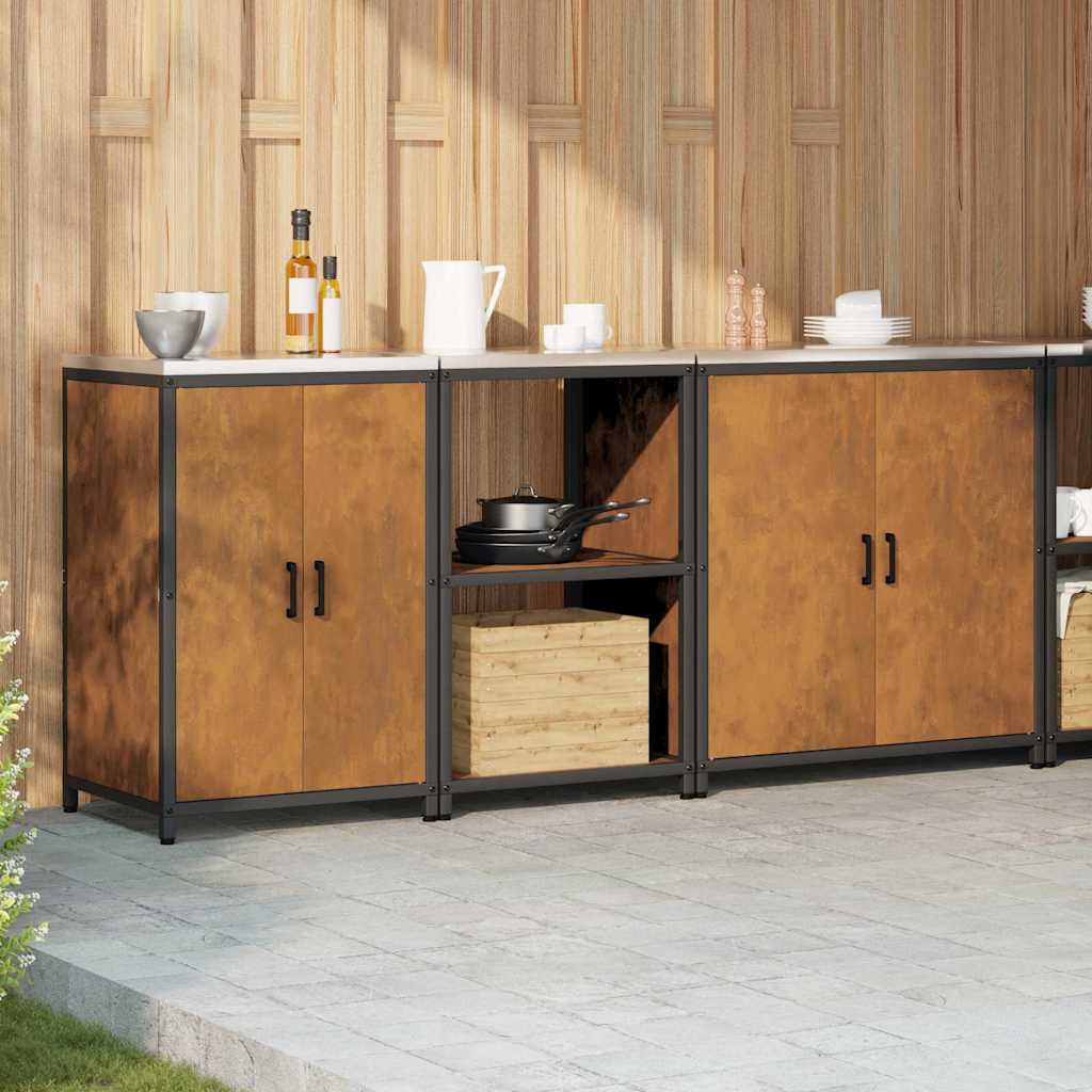 Set di Stoccaggio per Cucina Altro 3 pcs Ruggine Acciaio