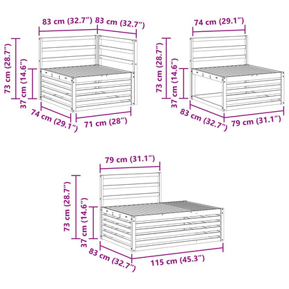 Set divani 5 Pezzo 277,5 x 198,5 x 73 cm | homemem39