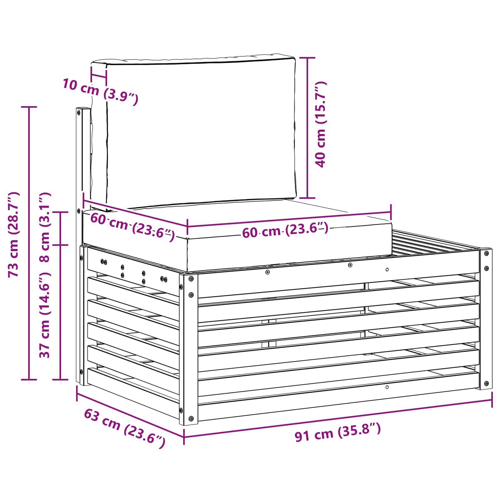Set divani 3 Pezzo 182,5 x 63 x 73 cm | homemem39