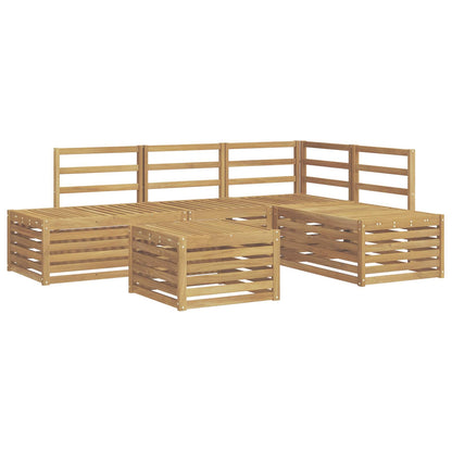 Set di divani da esterno 5 Pezzo Bianco | homemem39