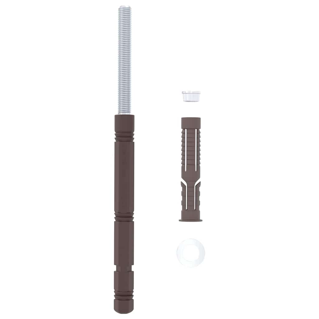 Supporti per Mensole Flottanti 12 pcs Beige Ø14 x 210 mm | homemem39