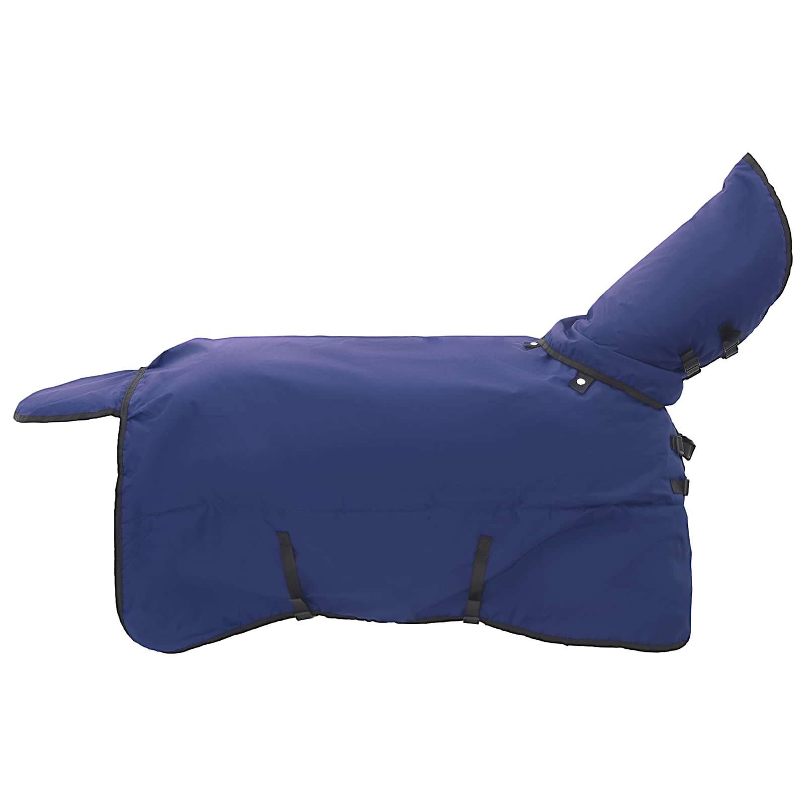 Coperta per Cavalli Verde Scuro e Nero 155 cm Poliestere | homemem39