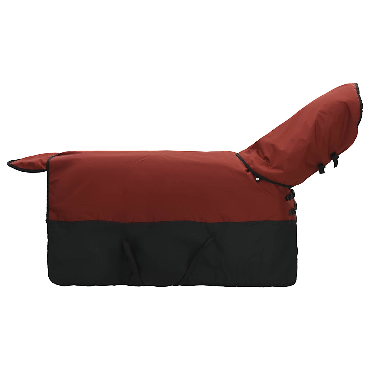 Coperta per Cavalli Verde Scuro e Nero 135 cm Poliestere | homemem39