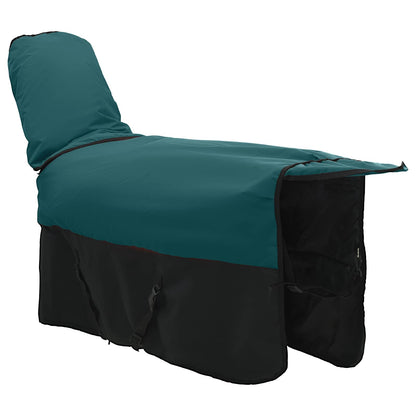 Coperta per Cavalli Verde Scuro e Nero 125 cm Poliestere | homemem39