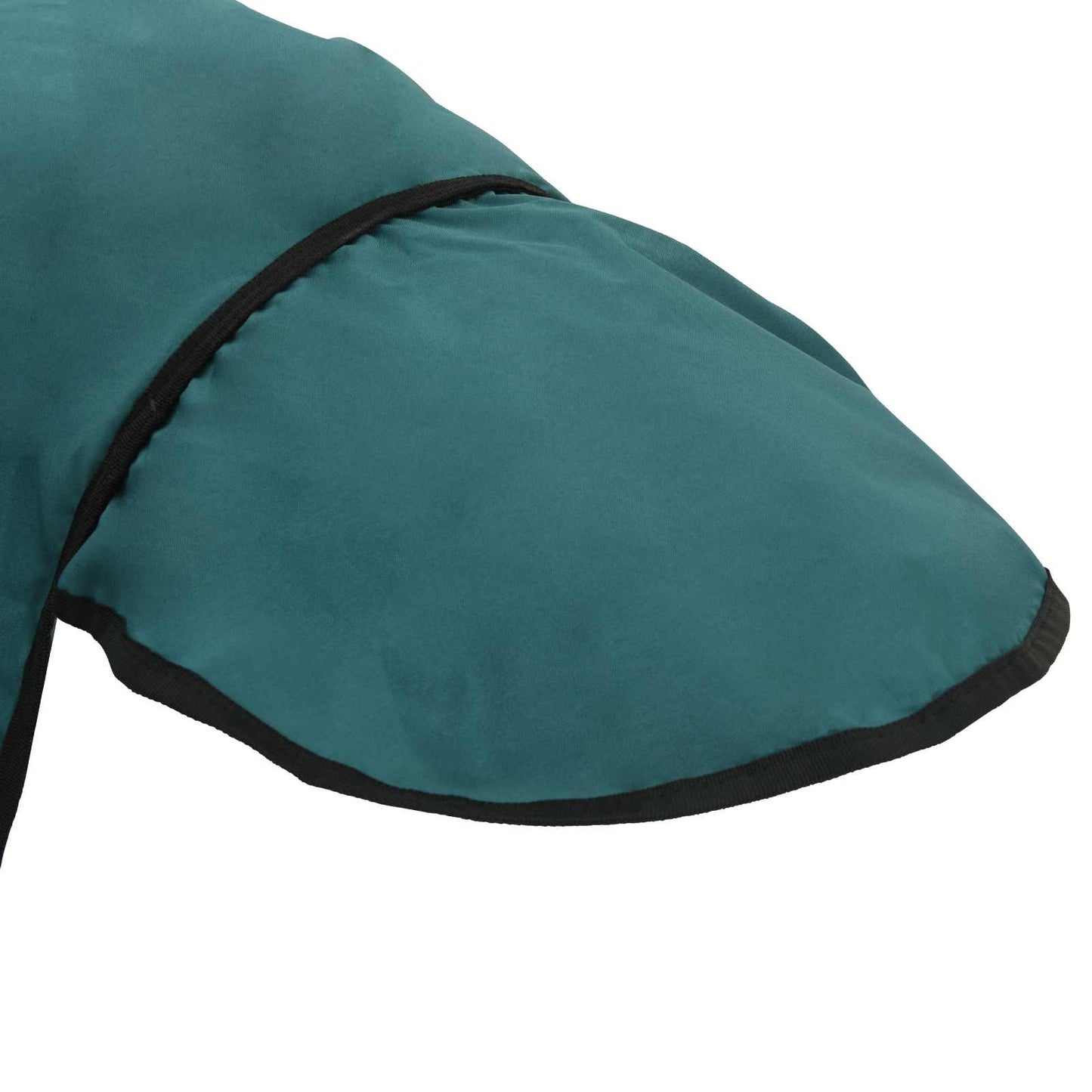 Coperta per Cavalli Verde Scuro e Nero 165 cm Poliestere