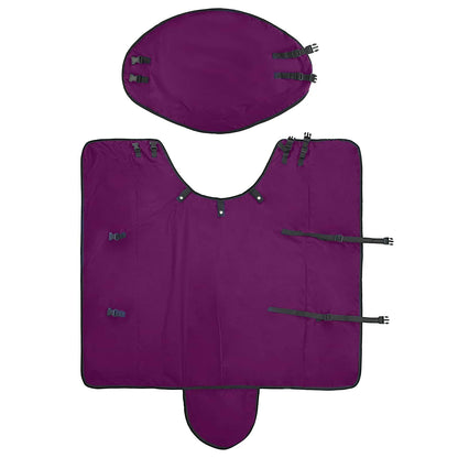 Coperta per Cavalli Verde Scuro e Nero 105 cm Poliestere | homemem39