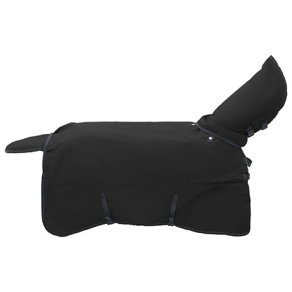 Coperta per Cavalli Verde Scuro e Nero 95 cm Poliestere