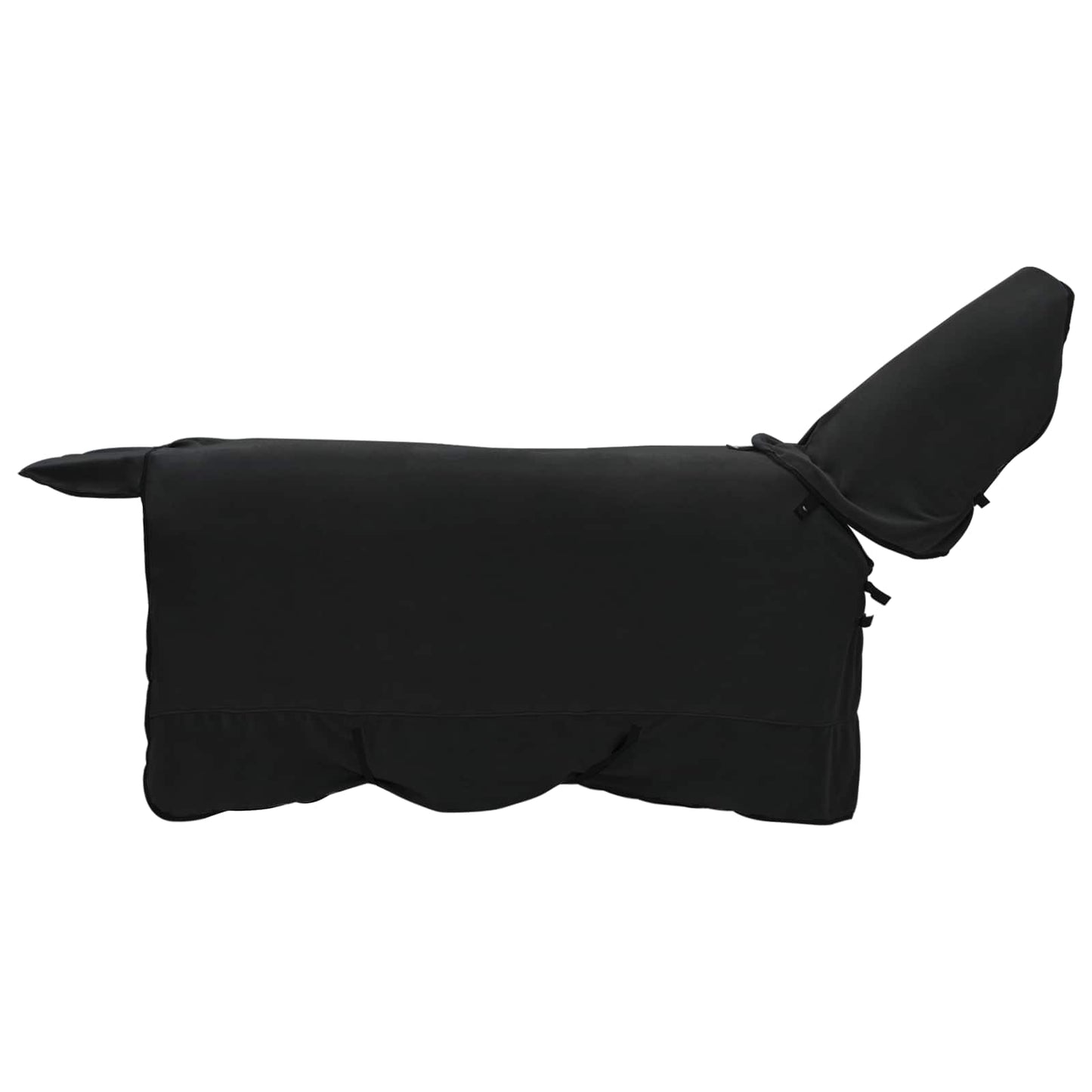 Coperta per Cavalli Nero 165 cm Poliestere