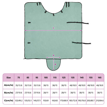 Coperta per Cavalli Verde speciale 75 cm Poliestere